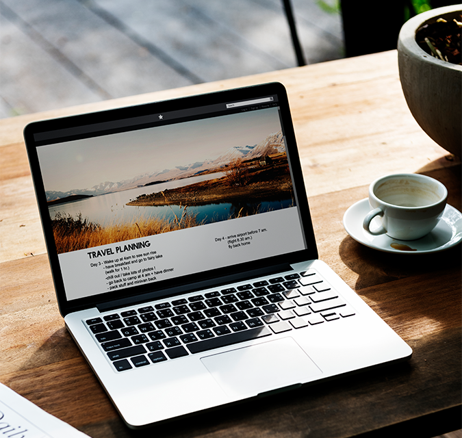 Digital marketing dashboard displaying website, social media, and analytics icons